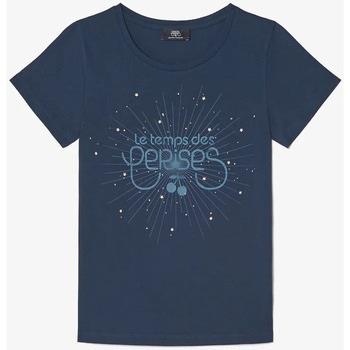 T-shirt Le Temps des Cerises T-shirt fabulo bleu nuit imprimé