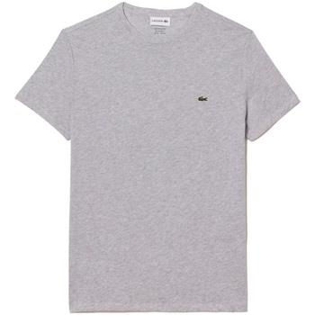 T-shirt Lacoste Regular Fit T-Shirt - Gris Chine