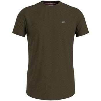 T-shirt Tommy Jeans T Shirt homme Ref 61485 Kaki