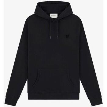 Sweat-shirt Lyle &amp; Scott ML416TON TONAL PULLOVER HOODIE-Z86. BLACK