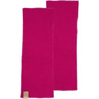 Gants Isotoner Mitaines Femme Maille longues Soft Touch Fuchsia