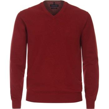 Sweat-shirt Casa Moda Pull Col-V Rouge