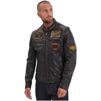 Blouson Daytona Blouson en cuir homme Ref 61279 Noir