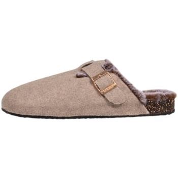 Chaussons Isotoner Chaussons sabots Ref 61523 TAH Taupe chine