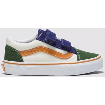 Chaussures de Skate enfant Vans Old skool v twill block