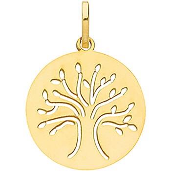 Pendentifs Brillaxis Médaille arbre de vie ajouré or 9 carats