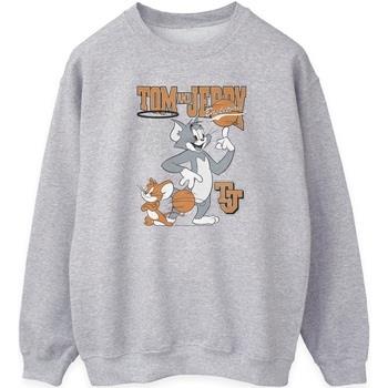 Sweat-shirt Dessins Animés Spinning Basketball