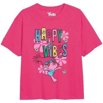 T-shirt enfant Trolls Happy Vibes