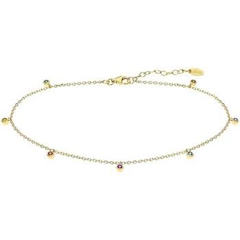 Bracelets Lotus Chaîne de cheville Silver dorée multicolore