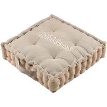 Coussins Stof Coussin Pouf de sol maison couleur ficelle