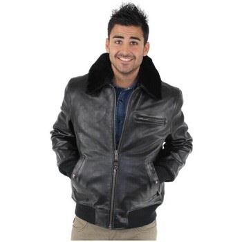 Blouson Schott Blouson en cuir Ref 25769 Noir