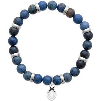 Bracelets Brillaxis Bracelet homme perles Aventurine Bleue