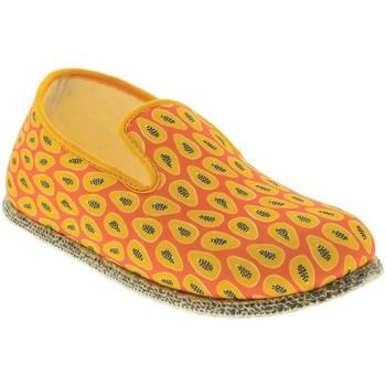 Chaussons Chausse Mouton - Charentaises PAPAYA - Orange - Taille