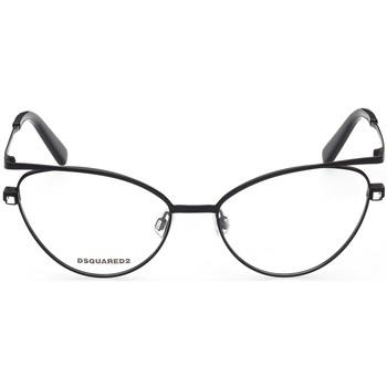 Lunettes de soleil Dsquared DQ5333 Cadres Optiques, Noir, 56 mm