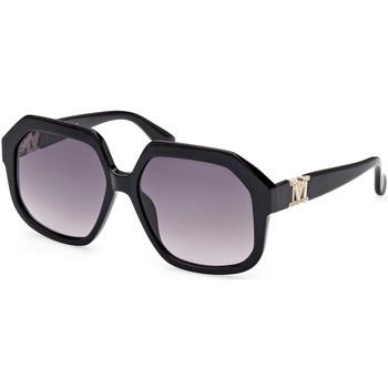 Lunettes de soleil Max Mara MM0056 EMME12 Lunettes de soleil, Noir/Fum...