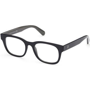 Lunettes de soleil Moncler ML5143 Cadres Optiques, Noir, 51 mm