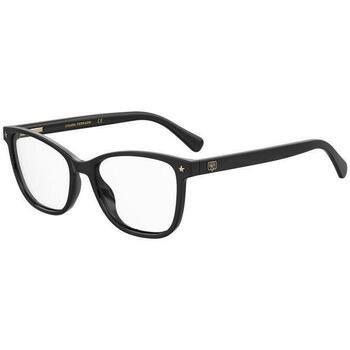 Lunettes de soleil Chiara Ferragni CF 1018 Cadres Optiques, Noir, 52 m...