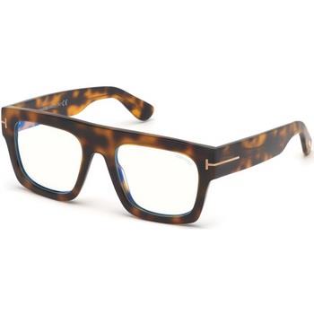 Lunettes de soleil Tom Ford FT5634-B Cadres Optiques, Havana, 53 mm