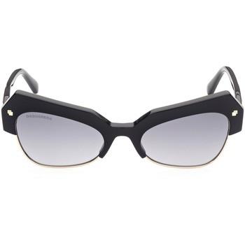 Lunettes de soleil Dsquared DQ0367 Dalia Occhiali da sole, Noir/Fumée,...