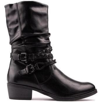 Boots Marco Tozzi Ruched Western Bottes Mi-Molles