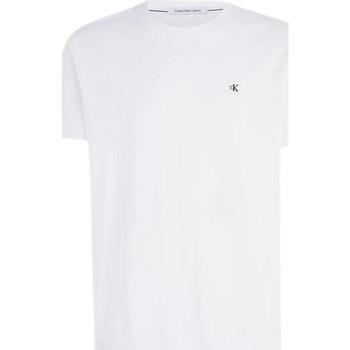 T-shirt Calvin Klein Jeans T shirt homme Ref 61869 YAF Blanc