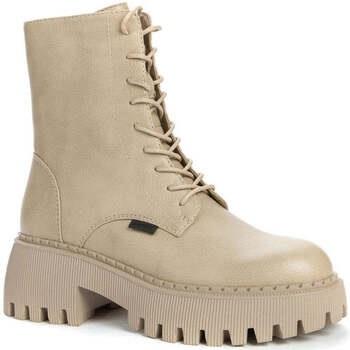 Bottines Betsy beige casual closed warm boots