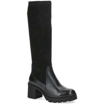 Bottines Caprice black comb casual closed boots