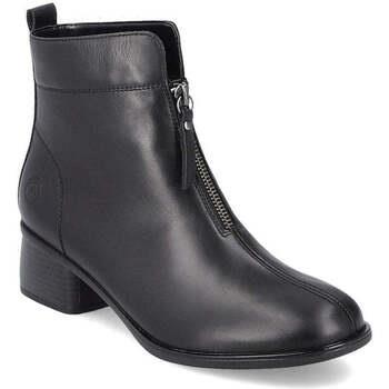 Bottines Remonte black casual closed booties