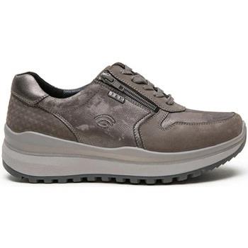 Derbies G Comfort BLUCHER IMPERMÉABLE 9881-0 CUIR LICRA GRIS