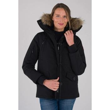 Veste Helvetica ONTARIO WOMEN RACCOON EDITION BLACK