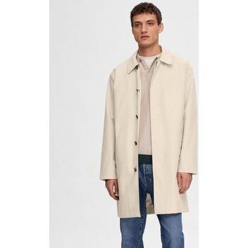 Veste Selected 16091586 SLHDEVON LAYERS CARCOAT-OATMEAL