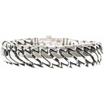 Bracelets Orusbijoux Bracelet Homme Reptile Argent