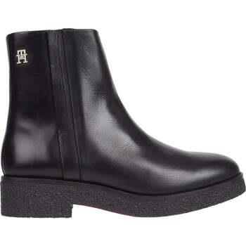 Bottines Tommy Hilfiger crepe look ankle boot