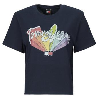 T-shirt Tommy Jeans TJW BXY RAINBOW FLAG TEE