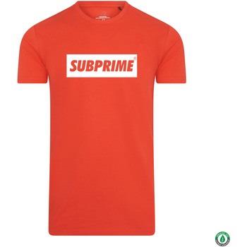 T-shirt Subprime Shirt Block Rood