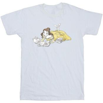 T-shirt enfant Disney Beauty And The Beast Belle Reading