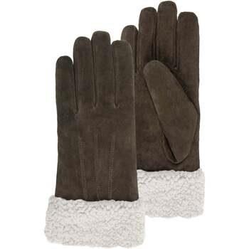 Gants Isotoner Gants Femme Chocolat en cuir