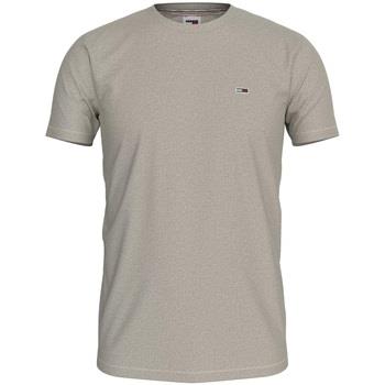 T-shirt Tommy Jeans T Shirt homme Ref 61909 ACG Taupe