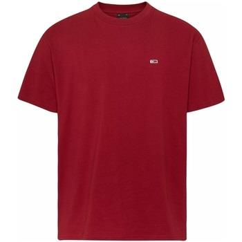 T-shirt Tommy Jeans T Shirt homme Ref 61917 XMO Rouge
