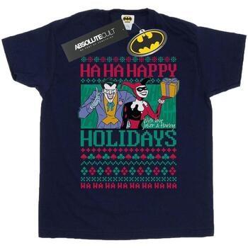 T-shirt Dc Comics Ha Ha Happy Holidays