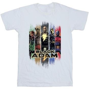 T-shirt Dc Comics Black Adam JSA Complete Group