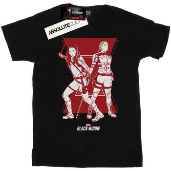 T-shirt Marvel Black Widow Movie Sisters Silhouette