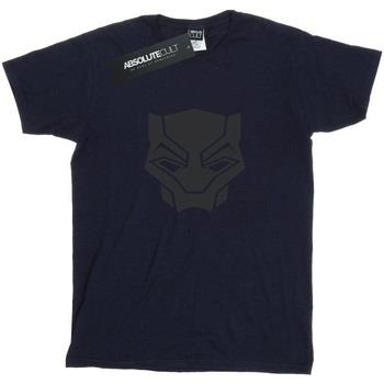 T-shirt Marvel Black Panther Black On Black