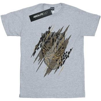 T-shirt Marvel Black Panther Gold Head