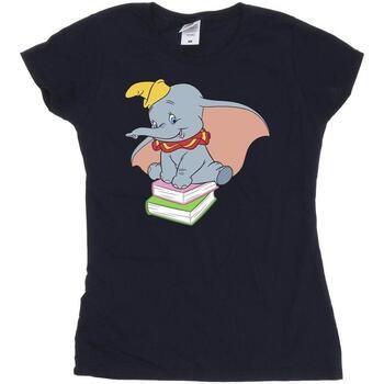 T-shirt Disney Dumbo Sitting On Books