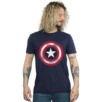 T-shirt Marvel Captain America Distressed Shield