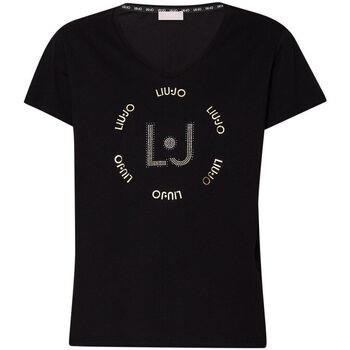 T-shirt Liu Jo T-shirt avec logo et strass