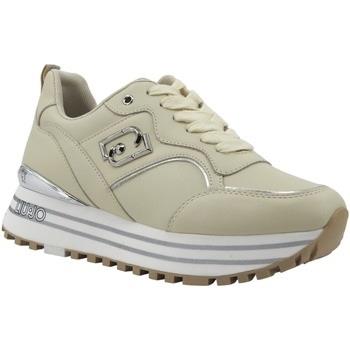 Chaussures Liu Jo Maxi Wonder 73 Sneaker Donna Ivory Beige BA4059P0102