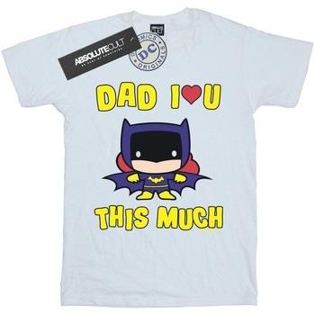 T-shirt enfant Dc Comics Batman Dad I Love You This Much