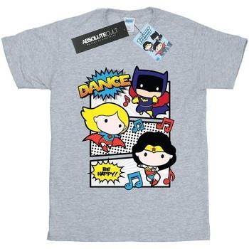 T-shirt Dc Comics Chibi Super Friends Dance